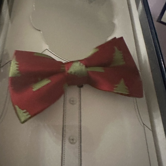 Andy & Evan Boys Holiday Tree Bow Tie (Clip-On) - Picture 2 of 4